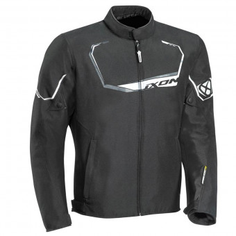 Cazadora moto Ixon Challenge Black White