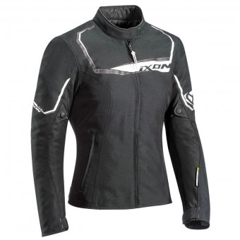 Cazadora moto Ixon Challenge Lady Black White Cazadora moto Ixon Challenge Lady Black White