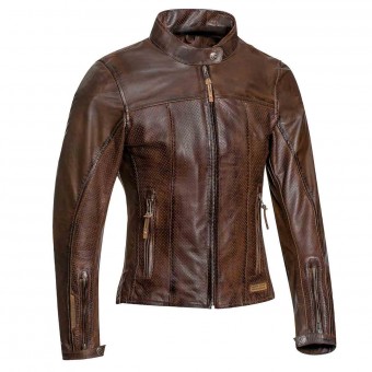 Cazadora moto Ixon Crank Air Lady Marrn