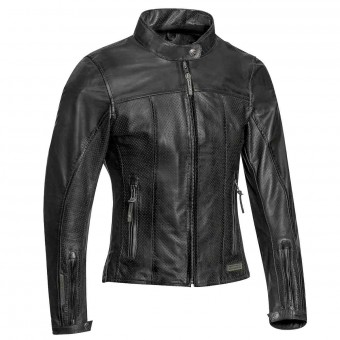 Cazadora moto Ixon Crank Air Lady Negro
