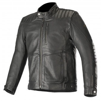 Cazadora moto Alpinestars Crazy Eight Leather Black