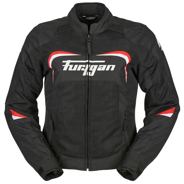 Cazadora moto Furygan Cyane Vented Black White Red