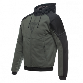 Cazadora moto Dainese Daemon-X Safety Hoodie Green Black
