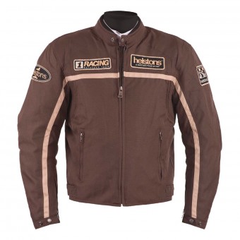 Cazadora moto Helstons Daytona Brown Beige