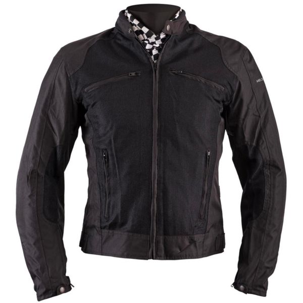 Cazadora moto Helstons District Noir Mesh
