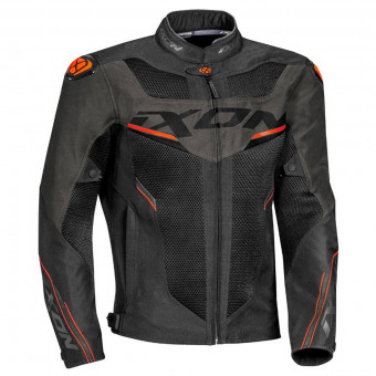 Cazadora moto Ixon Draco Black Anthracite Orange Cazadora moto Ixon Draco Black Anthracite Orange