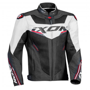 Cazadora moto Ixon Draco Black Grey Red