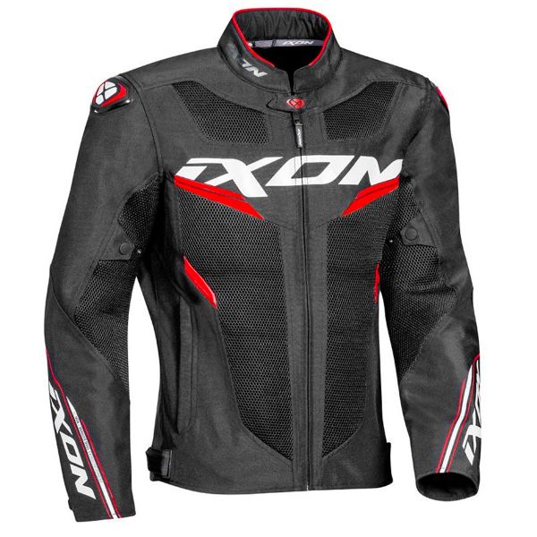 Cazadora moto Ixon Draco Black White Red Cazadora moto Ixon Draco Black White Red