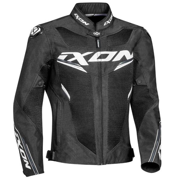 Cazadora moto Ixon Draco Black White Cazadora moto Ixon Draco Black White