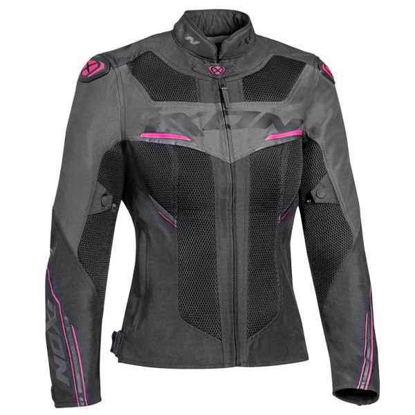 Cazadora moto Ixon Draco Lady Black Anthracite Fuschia Cazadora moto Ixon Draco Lady Black Anthracite Fuschia