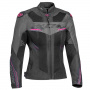 Cazadora moto Ixon Draco Lady Black Anthracite Fuschia