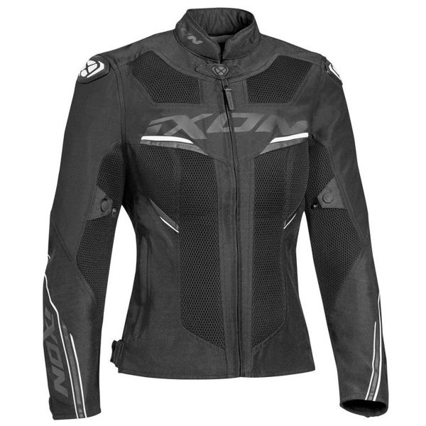 Cazadora moto Ixon Draco Lady Black White