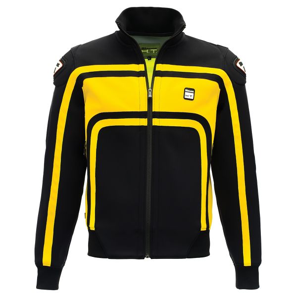 Cazadora moto Blauer Easy Rider Negro Amarillo en Stock | iCasque.es