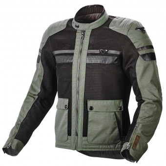 Cazadora moto Macna Fluent Military Green