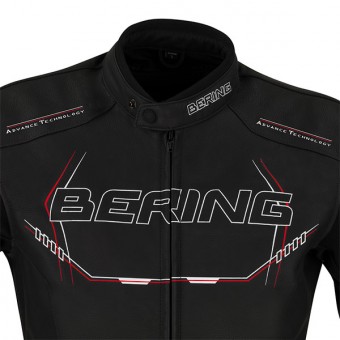Bering Forcio Cuero Negro Blanco Rojo