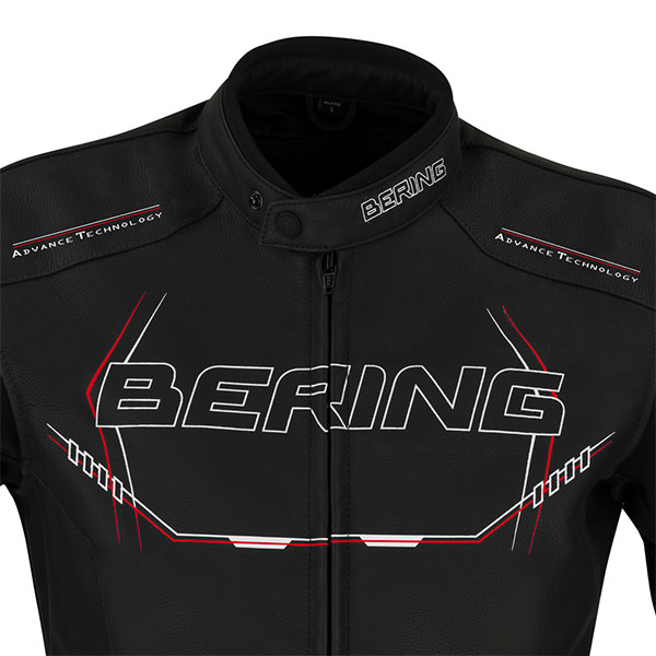 Bering Forcio Cuero Negro Blanco Rojo