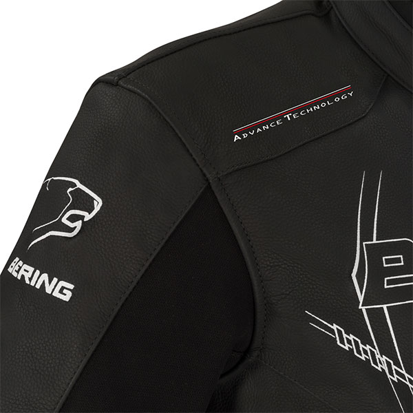 Bering Forcio Cuero Negro Blanco Rojo