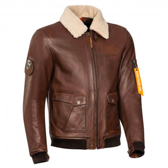 Cazadora moto Ixon Havoc Marron