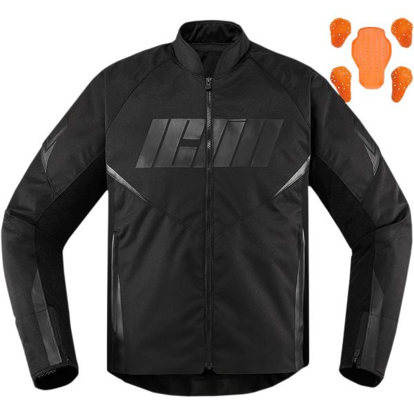 Cazadora moto ICON Hooligan Jacket Black
