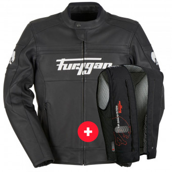 Cazadora moto Furygan Houston V3 Black + Fury Air Bag System