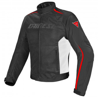 Cazadora moto Dainese Hydra Flux D-Dry Black White Red