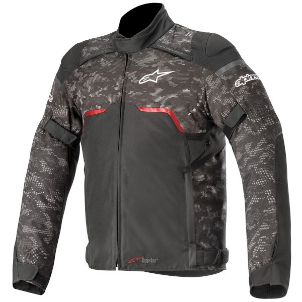 Cazadora moto Alpinestars Hyper Drystar Black Camo Red