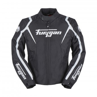 Furygan Irus Negro Blanco + Fury Air Bag System