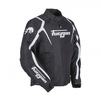 Furygan Irus Negro Blanco + Fury Air Bag System