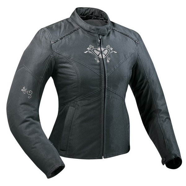 Cazadora moto Ixon Diva Star Negro