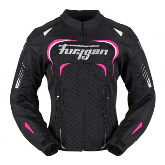 Cazadora moto Furygan Kiara Vented Lady Black Pink Cazadora moto Furygan Kiara Vented Lady Black Pink