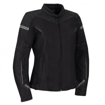 Cazadora moto Bering Lady Cancun Negro Gris