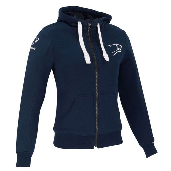 Cazadora moto Bering Lady Hoodiz Blue
