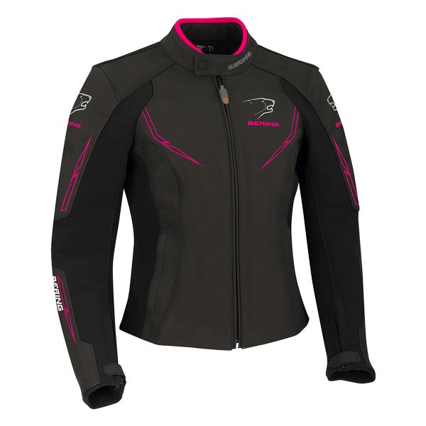 Cazadora moto Bering Lady Kalina Black Fuchsia Cazadora moto Bering Lady Kalina Black Fuchsia