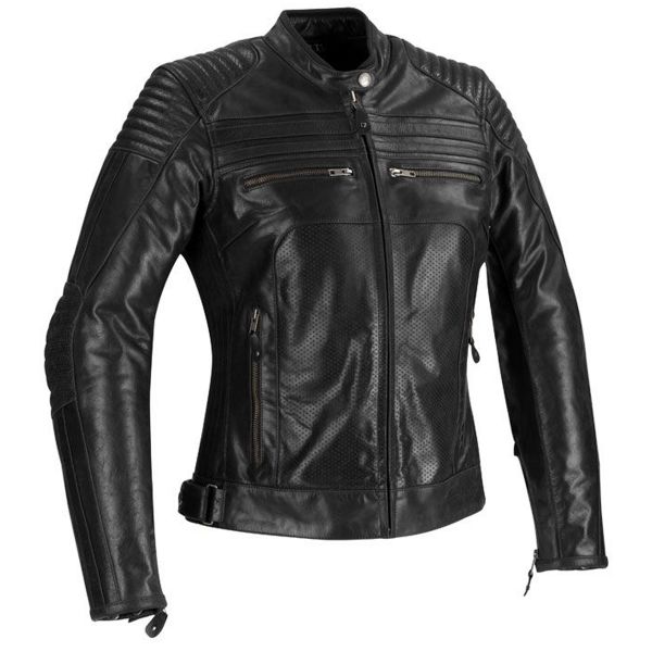 Cazadora moto Bering Lady Morton Negro