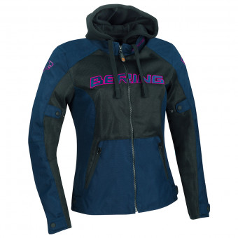 Cazadora moto Bering Lady Spirit Black Blue