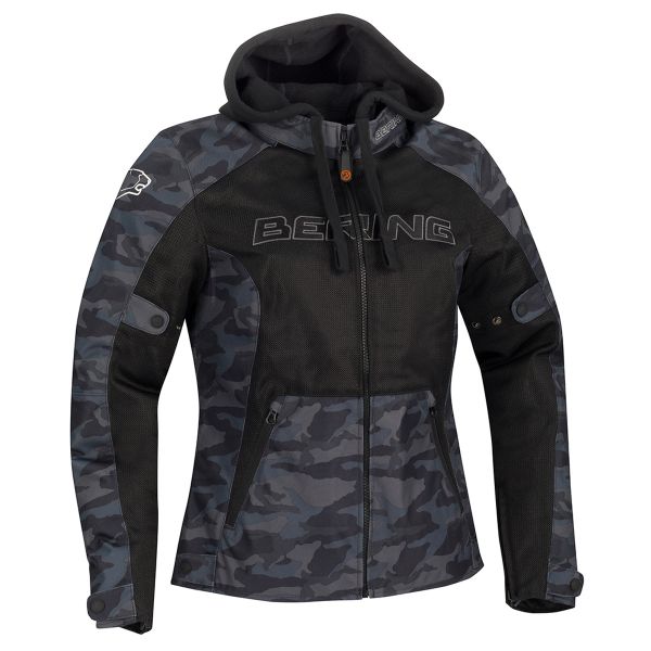 Cazadora moto Bering Lady Spirit Black Camo