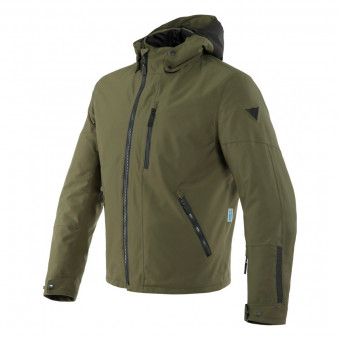 Cazadora moto Dainese Mayfair D-Dry Black Grape Leaf