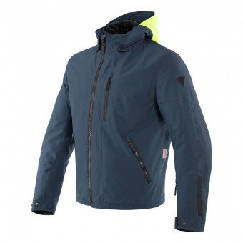 Cazadora moto Dainese Mayfair D-Dry Fluo Yellow Ebony