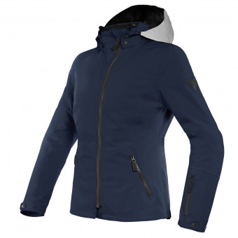 Cazadora moto Dainese Mayfair Lady D-Dry Glacier Grey Black Iris