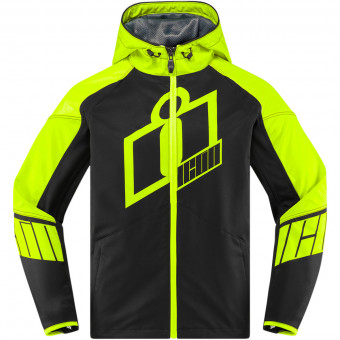 Cazadora moto ICON Merc Crusader Hi-Viz Yellow