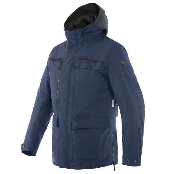 Chaquetas moto Dainese Milano D-Dry Ebony Black Iris