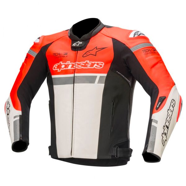 Cazadora moto Alpinestars Missile Ignition Tech-Air Red Fluo White Black