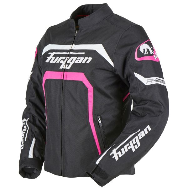 Furygan Mystic Lady Black Pink + Fury Air Bag System