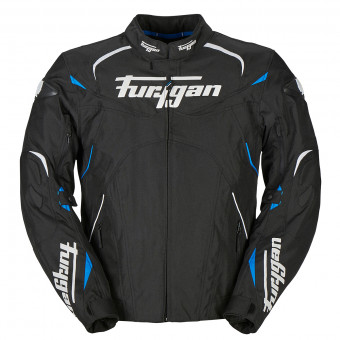 Cazadora moto Furygan Narval Black White Blue