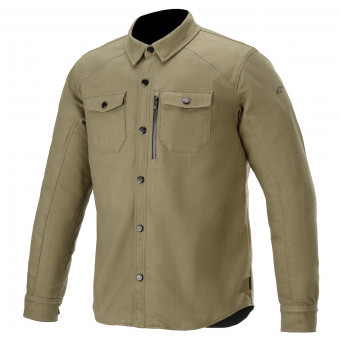 Cazadora moto Alpinestars Newman Overshirt Military Green
