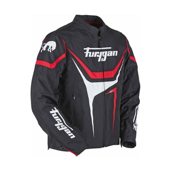 Furygan Oggy Negro Blanco Rojo