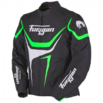 Furygan Oggy Negro Blanco Verde