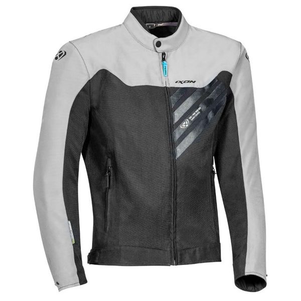 Cazadora moto Ixon Orion Black Grey Blue