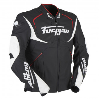 Cazadora moto Furygan Ork Black White Red
