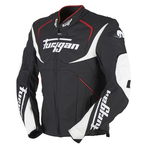 Furygan Ork Black White Red + Fury Air Bag System